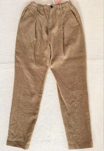 고쉬 린넨울 헤링본 테이퍼드 팬츠 브라운 클리닝 완료