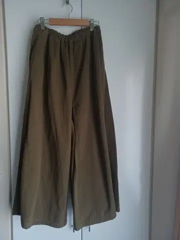 메종드소일 코튼 와이드 팬츠