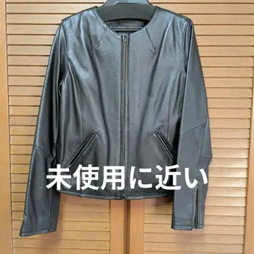 [ 컨디션 최상 ] 내추럴 뷰티 베이직 여성용 천연 가죽 자켓