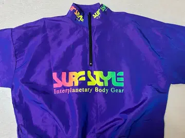 [ 구제 의류 ] 보라색 나일론 자켓