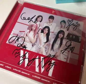 IVE 친필 사인 CD