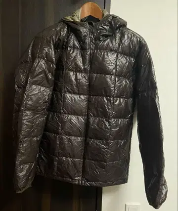 몽벨 U.L. 다운 이너 파카 다운 자켓 남성용 S 브라운