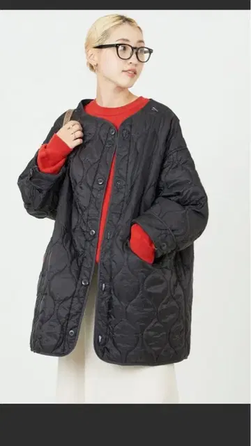 [택 포함 새상품] 한정판 전개 M65 퀼팅 라이너 자켓 블랙