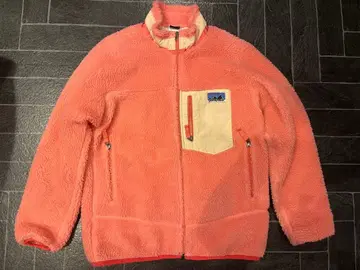 Patagonia 플리스 자켓 핑크 키즈 XL 여성용 S 상당