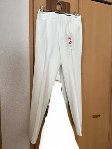 화이트 슬랙스 하이웨스트 미사용