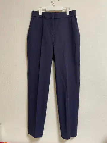 theory luxe 네이비 스트레이트 팬츠