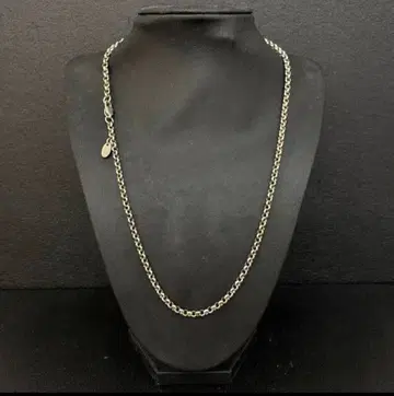 [ 새상품급 ] SAAD 사드 실버 스테인리스 체인 목걸이