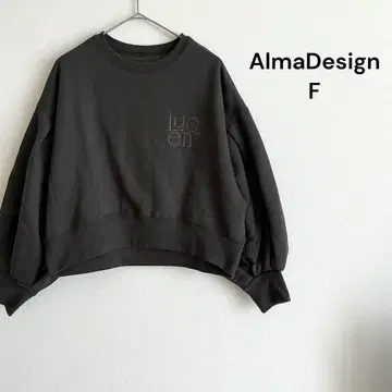 AlmaDesign 맨투맨 트레이닝복 속기모 볼륨 슬리브 프리