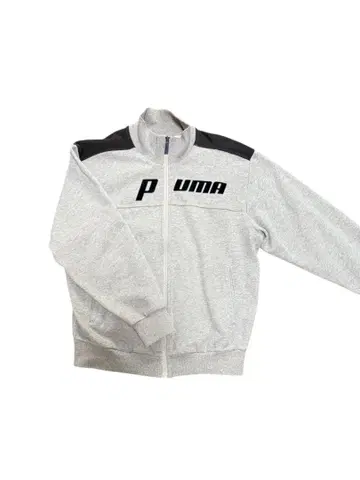 PUMA 그레이 집업 자켓