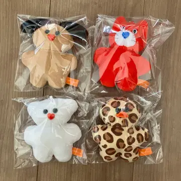 mojojojo 마스코트 키링2 봉제 인형 4종 컴플리트 세트