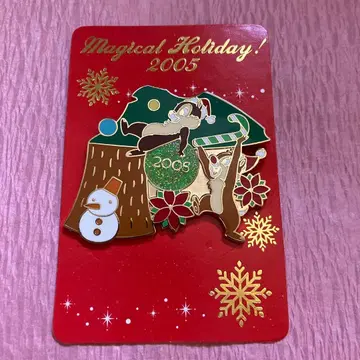 매지컬 홀리데이 칩 데일 크리스마스 핀 2005 디즈니