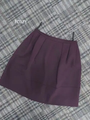 FOXEY 퍼플 스커트 38