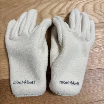 montbell 플리스 장갑 M 사이즈 화이트