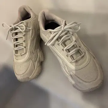 버쉬카 통굽 스니커즈 41 그레이 베이지