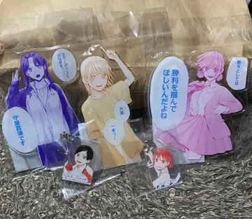 푸른상자 푸른상자전 아크릴 스탠드 사슴노 치나츠 나비노 히나 키링