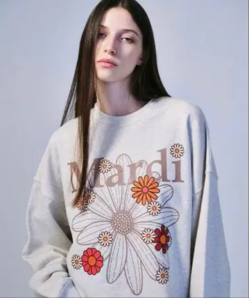 Mardi 말디 꽃무늬 프린트 트레이닝복