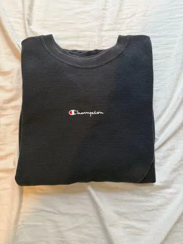챔피온 블랙 맨투맨 M