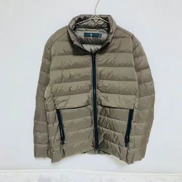 [미사용에 가까움] UNIQLO +J 다운 자켓 브라운 M 더블 ZIP