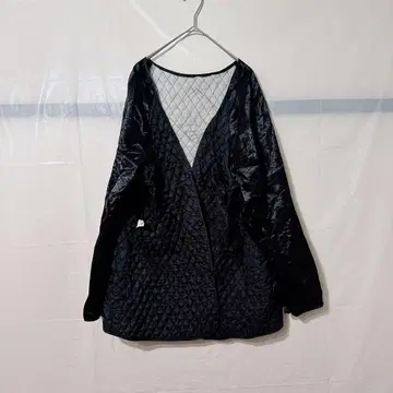 한정품 BREM 블랙 퀼팅 자켓 아우터 코트인