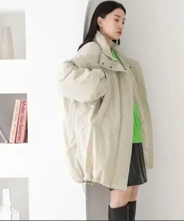 로리즈팜 몬스터 코트 아이보리