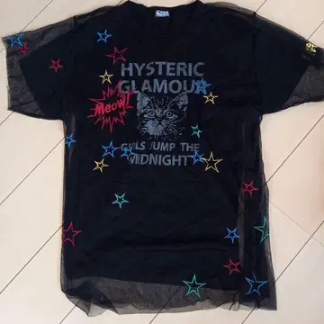 HYSTERIC GLAMOUR 반팔 T셔츠 블랙