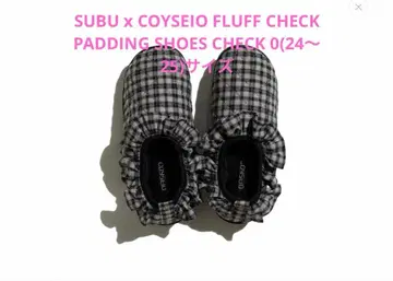 SUBU COYSEIO FLUFF CHECK PADDING SHOES 0