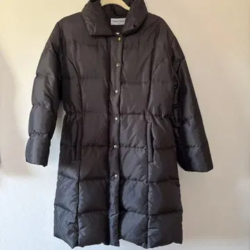 GERARD DAREL 블랙 다운 롱 코트