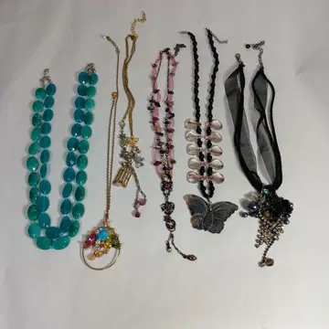 비즈 목걸이 세트