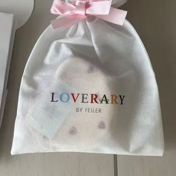 LOVERARY by FEILER 리본 포함 파우치