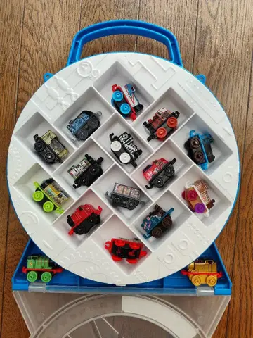 토마스 미니 기차 세트 수납 케이스 포함