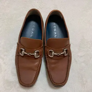 리갈 REGAL 비트 로퍼 브라운 가죽 브라운 23.5cm