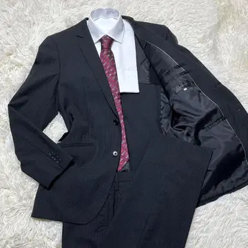 더 샵 TK 믹스피스 셋업 수트 스트라이프 블랙 XL