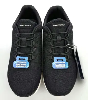 M462 24.5cm SKECHERS 블랙 레이스 소재 스니커즈