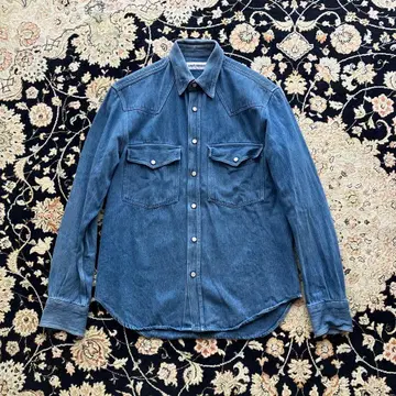 UMIT BENAN 데님 웨스턴 셔츠