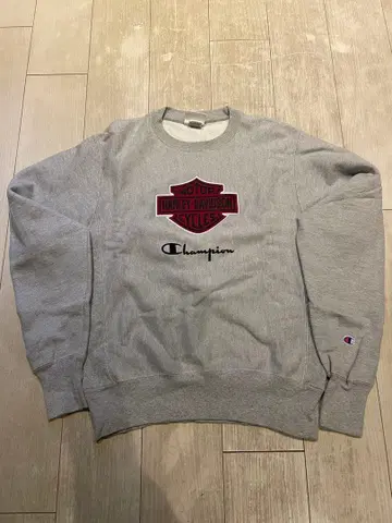 HARLEY-DAVIDSON CHAMPION 콜라보 한정판 맨투맨 S