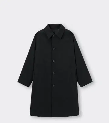 GU 코지 멜톤 발마칸 코트 L 블랙