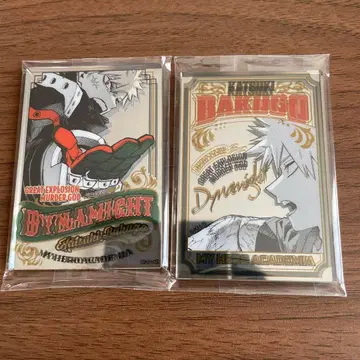 히로아카 원화전 펍 미러풍 아크릴 스티커 바쿠고 카츠키