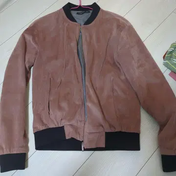 ZARA MAN 베이지 봄버 자켓