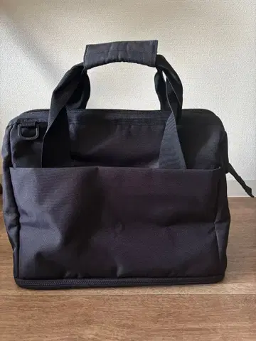 무인양품 블랙 보스턴 백 칸막이 포함