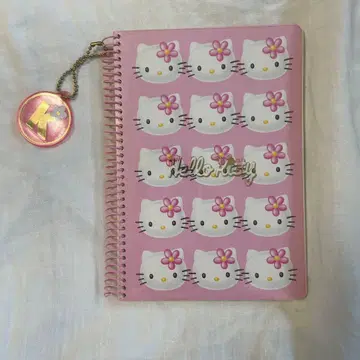 헬로키티 헤이세이 레트로 노트 씰 포함