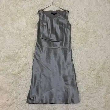 [ 새상품급 ] 로페 그레이 슬리브리스 원피스(S)