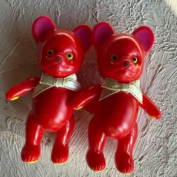 세키구치 인형 한정품 빨간 곰 인형 2체 세트