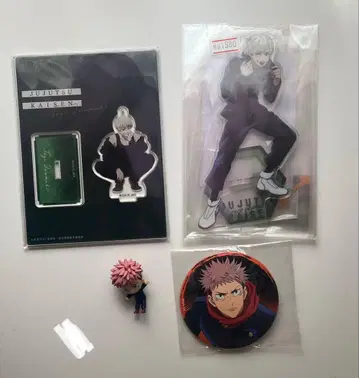 주술회전 이누마키 토게 이타도리 유우지 캔뱃지 아크릴 스탠드 가챠