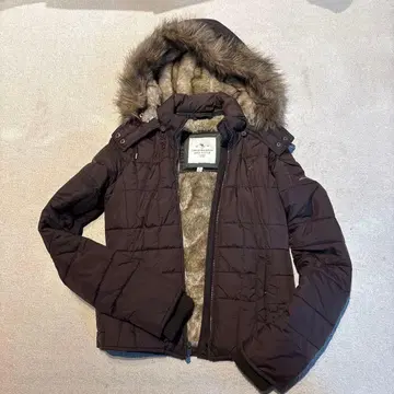 Abercrombie and Fitch 후드 부착 다운 자켓