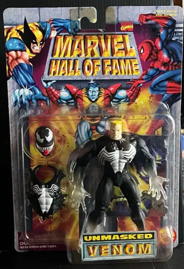 toybiz MARVEL HALL OF FAME UNMASKEDVENOM