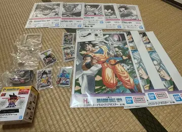 드래곤볼 제일복권 클리어 포스터 등 하위상 묶음 판매