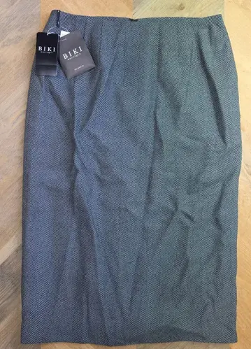 BIKI 헤링본 무늬 스커트 44사이즈 빅 사이즈 피코네 y07