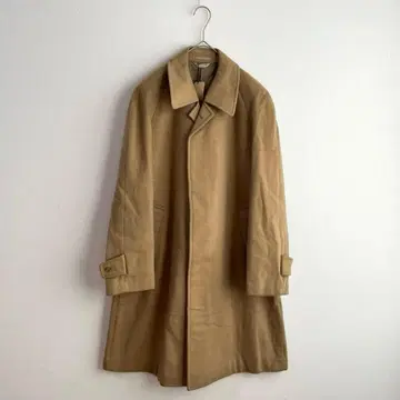 4302 MITSUKOSHI 울 롱 코트 카멜 히요쿠 버튼