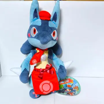 새상품 pokemon cafe mix 포케마제 루카리오 봉제 인형 카페