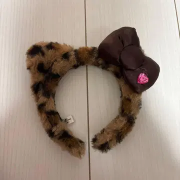 헬로키티 레오파드 머리띠